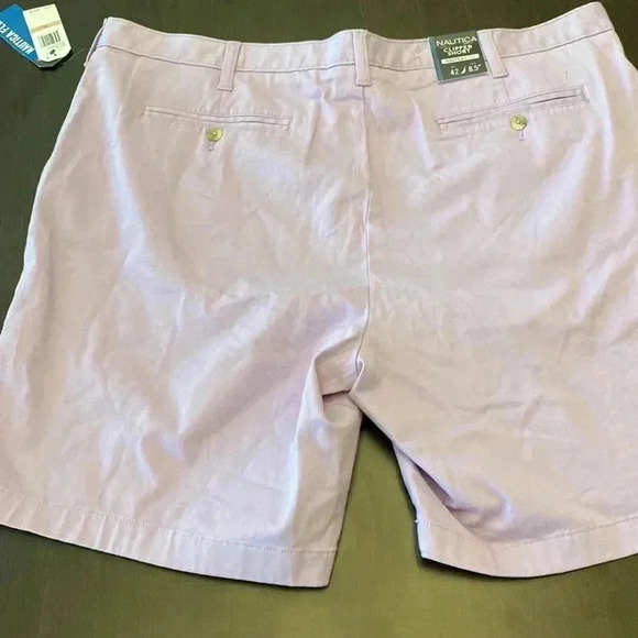 NWT NAUTICA CLIPPER SHORT CLASSIC FIT  MENS SIZE 42 INSEAM IS 8.5 “ LAVENDWR - Picture 9 of 11